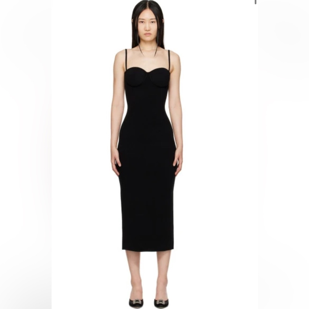 Albi Sportmax Spaghetti Strap Midi Dress